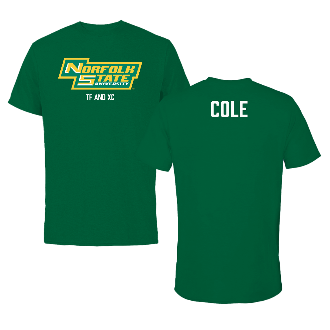 Norfolk State University TF and XC Green Tee - Kai Cole