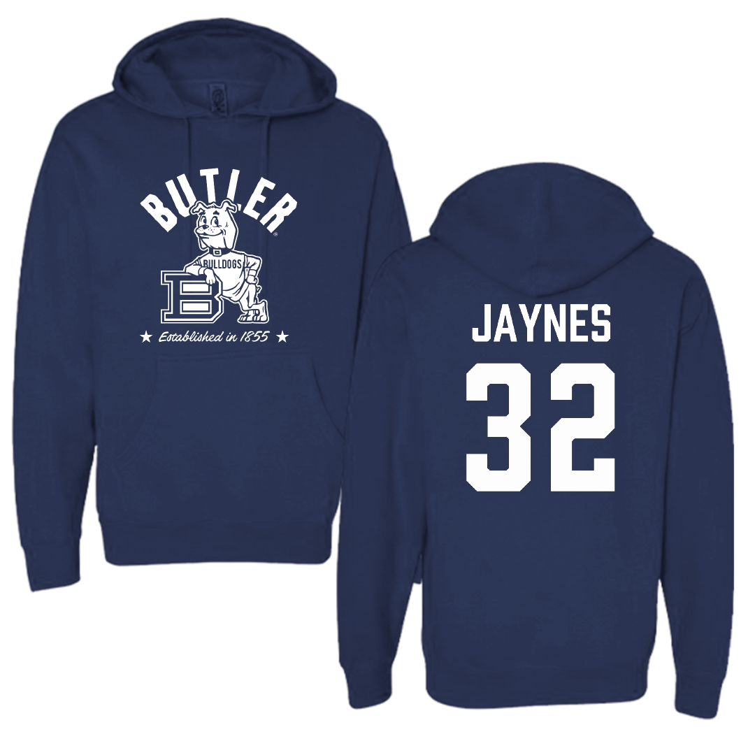 Butler University Basketball Navy General Hoodie - #32 Sydney Jaynes