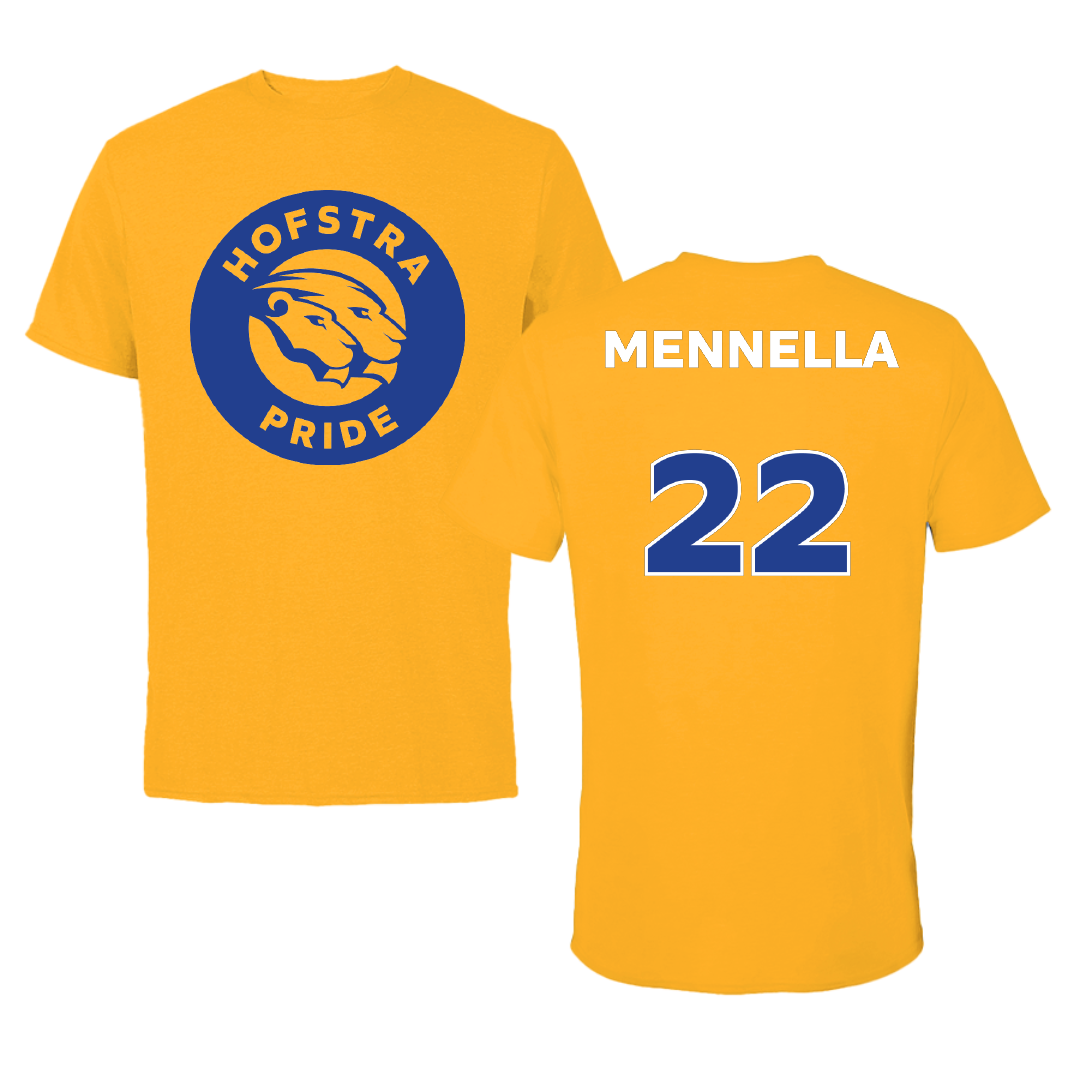 Hofstra University Lacrosse (W) Gold Tee - #22 Nikki Mennella