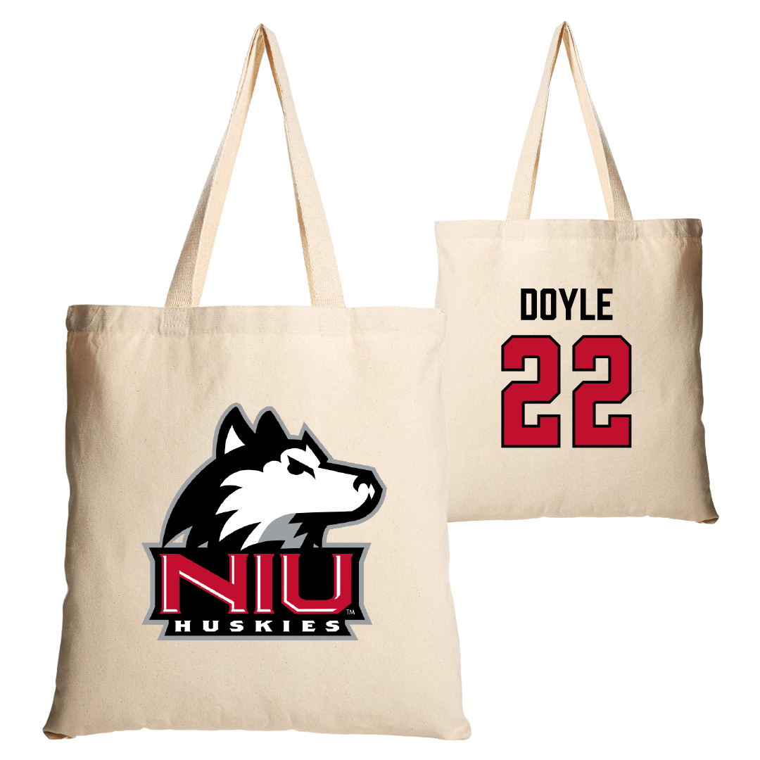 Northern Illinois University Basketball Tan Canvas Tote Bag - #22 Alecia Doyle