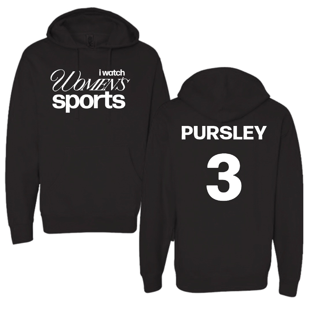 Austin Peay State University Softball Black WHM Hoodie - #3 Charley Pursley