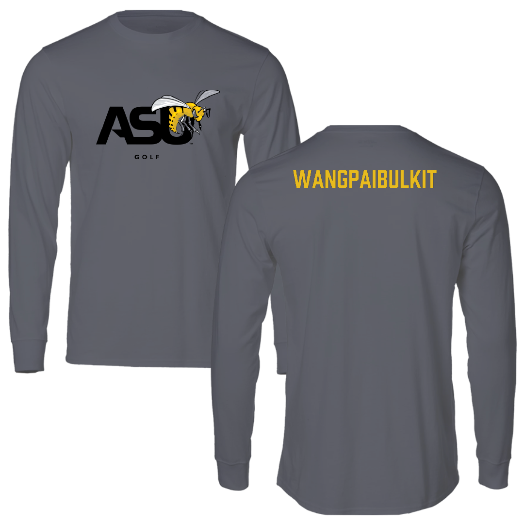 Alabama State University Golf Dark Gray Long Sleeve - Chotithuch Wangpaibulkit
