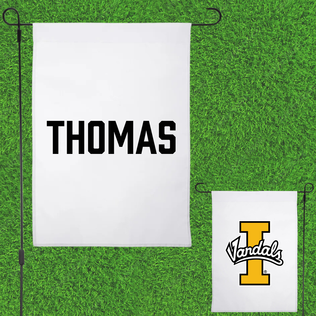 University of Idaho TF and XC White Garden Flag - Reid Thomas