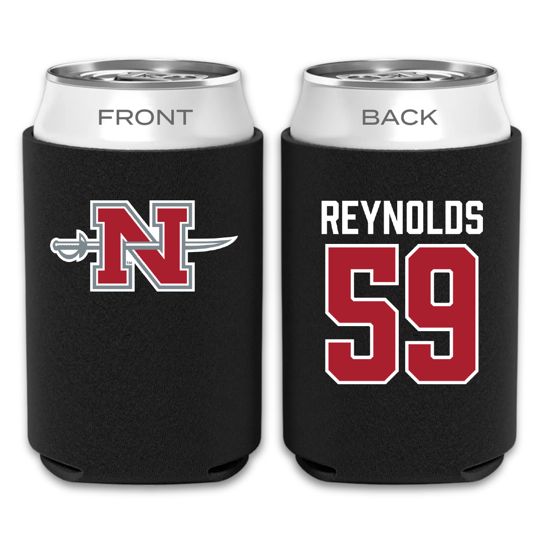 Nicholls State University Football Black Can Cooler - #59 Ethan Reynolds