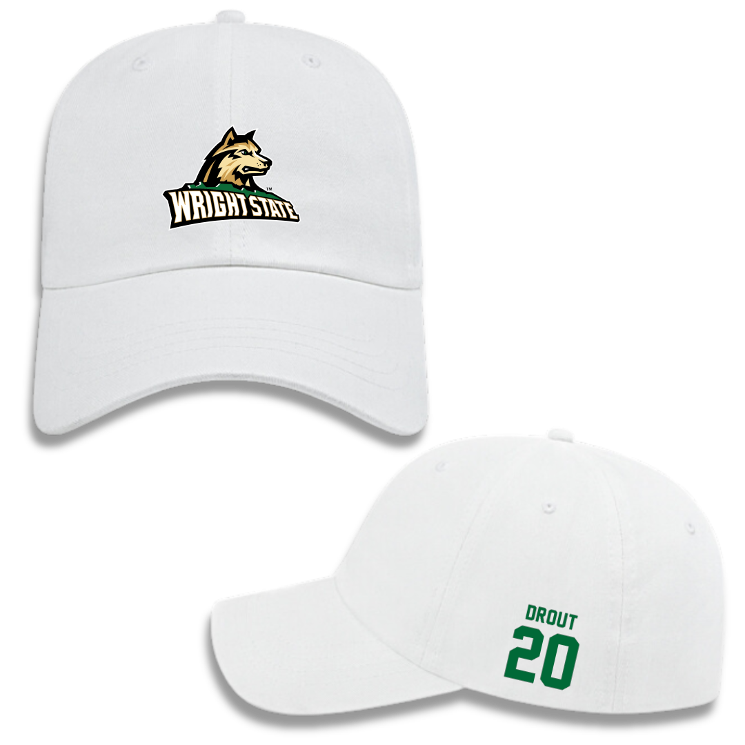 Wright State University Basketball (W) White Hat - #20 MaKenzie Drout