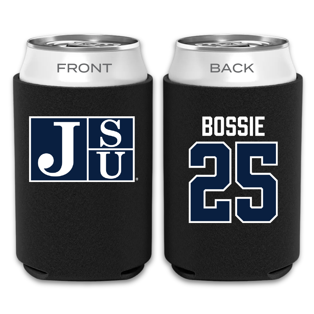Jackson State University Football Black Can Cooler - #25 Jaden Bossie