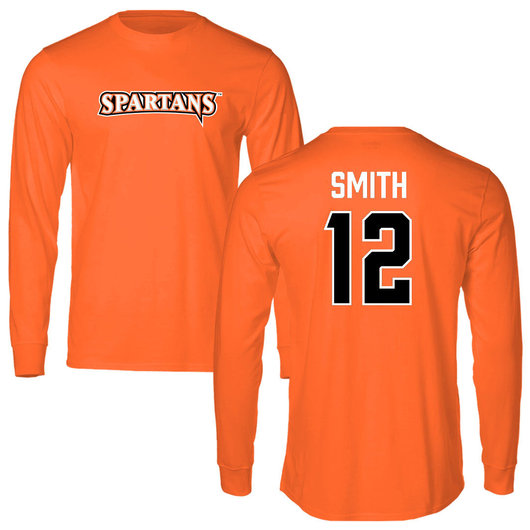Northampton Community College Volleyball (M) Orange Long Sleeve - #12 Luke Smith