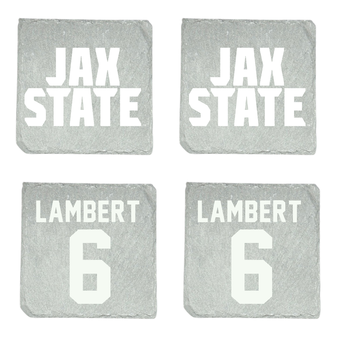 Jacksonville State University Football Stone Coaster (4 Pack)  - #6 Carter Lambert