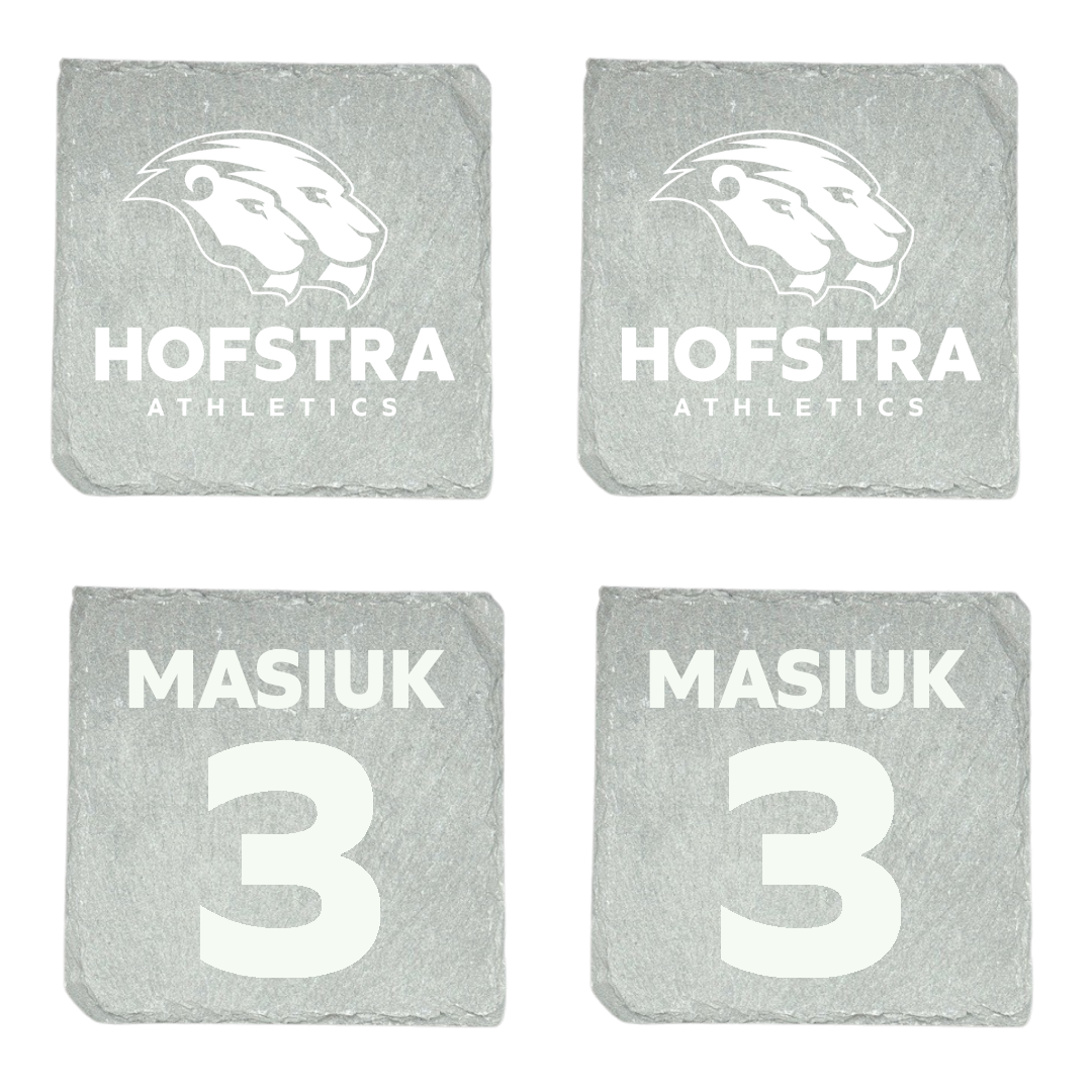 Hofstra University Baseball Stone Coaster (4 Pack)  - #3 Luke Masiuk