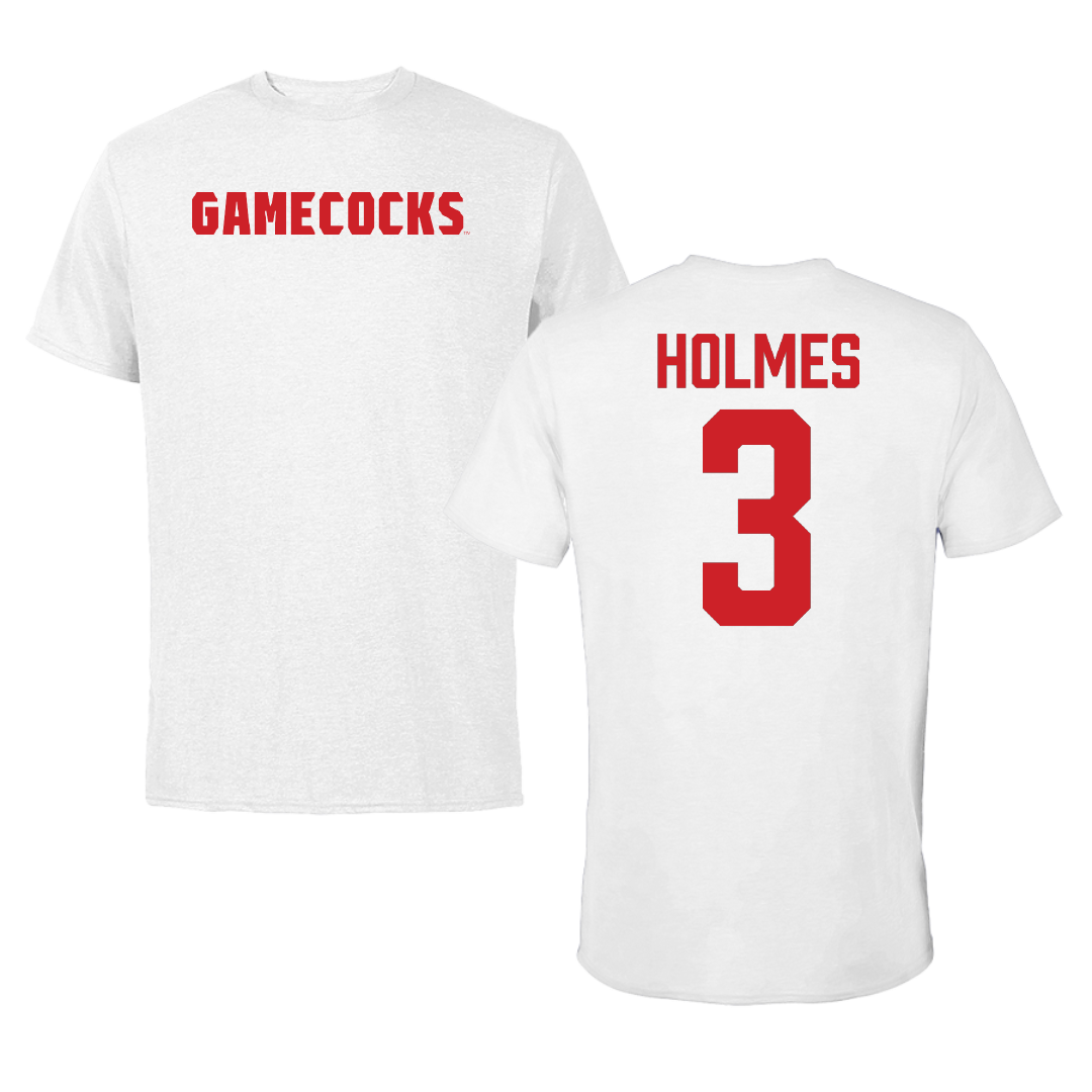 Jacksonville State University Softball White Performance Tee - #3 Jaliyah Holmes