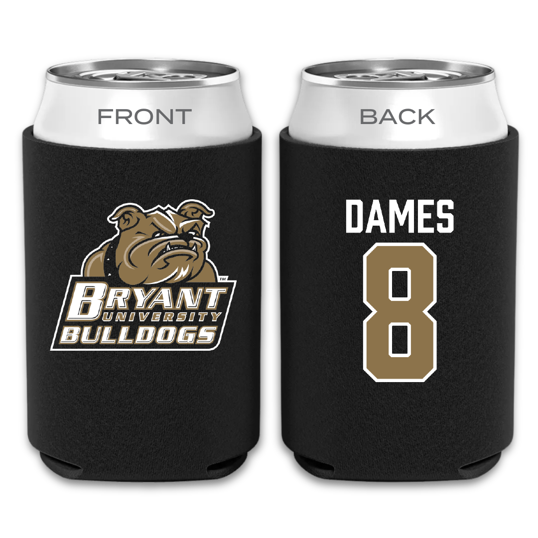 Bryant University Football Black Can Cooler - #8 Javin Dames