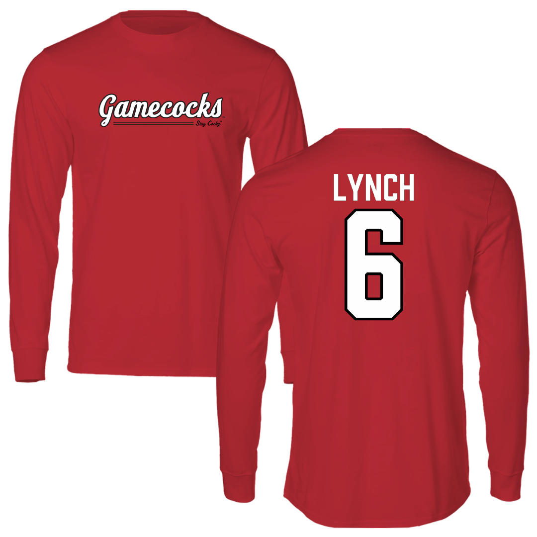 Jacksonville State University Beach Volleyball Red General Performance Long Sleeve - #6 Carley Lynch