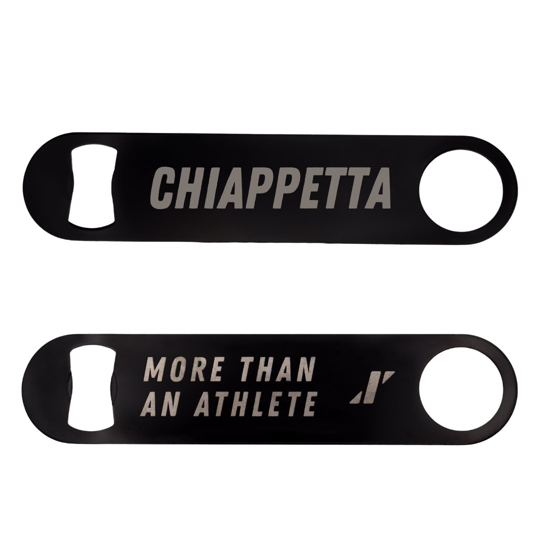 Bryant University TF and XC Black Bottle Opener - AJ Chiappetta
