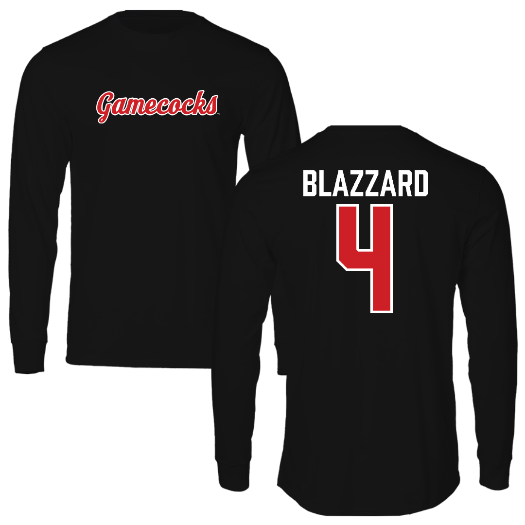 Jacksonville State University Volleyball Black Long Sleeve - #4 Morgan Blazzard