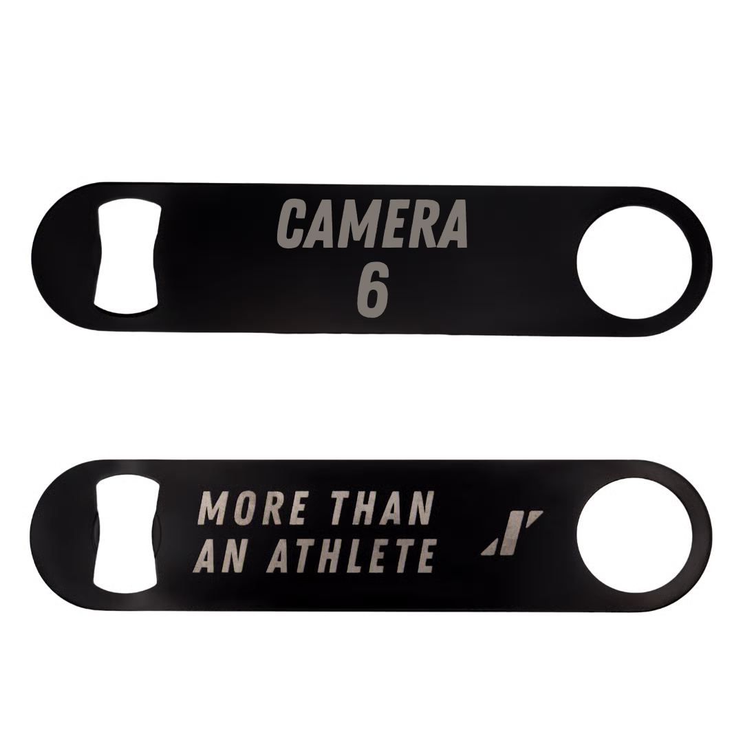 Baseball Black Bottle Opener - #6 Dom Camera