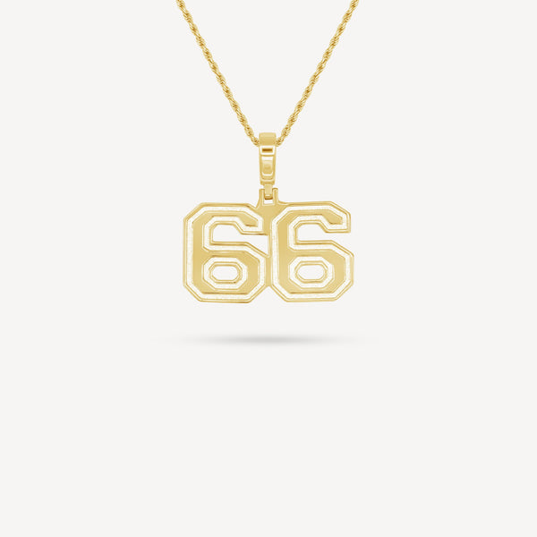 Gold Presidents Pendant and Chain - #66 Jordan Yandila