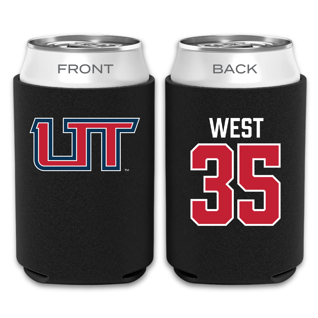 Utah Tech University Baseball Black Can Cooler - #35 Dakoda West