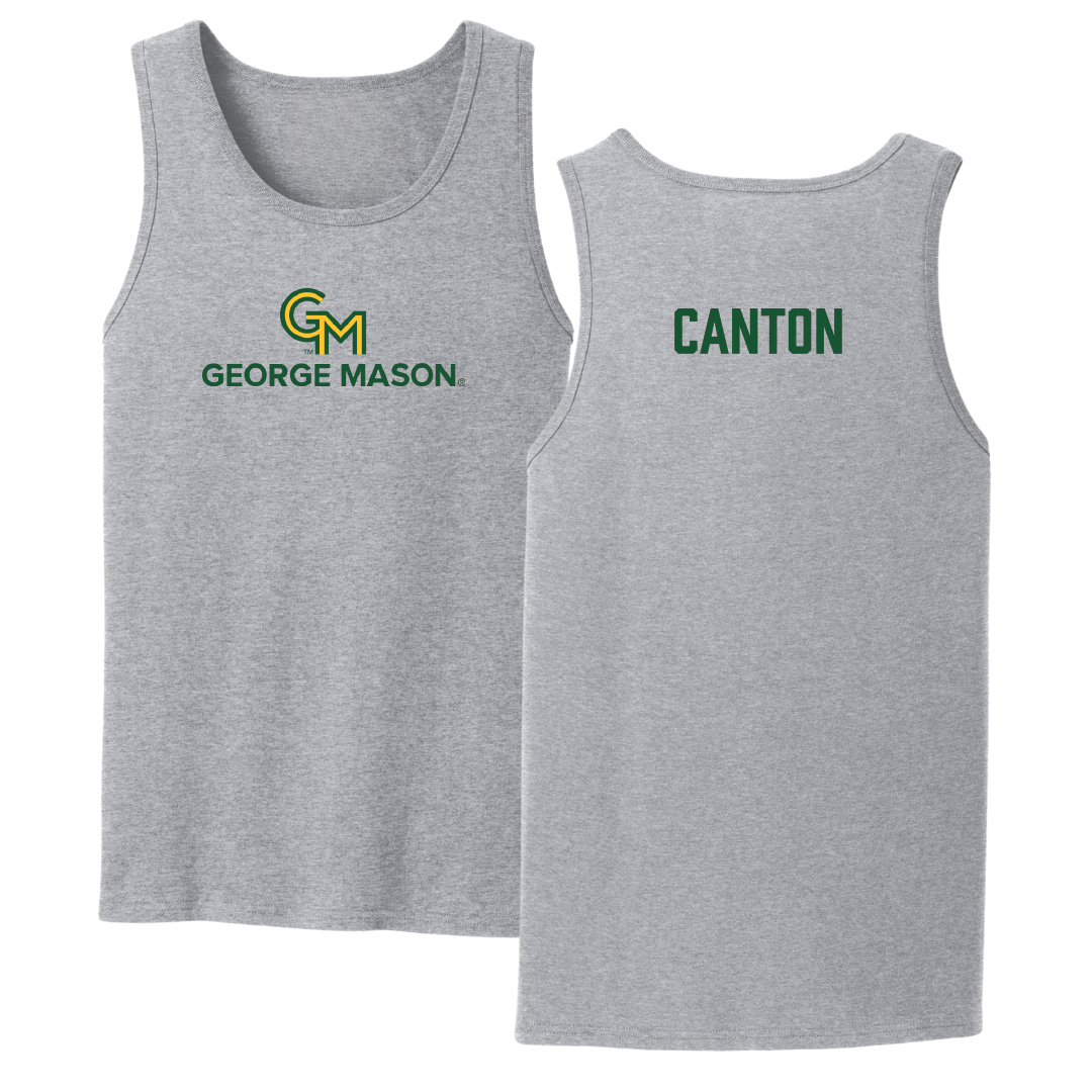 George Mason University Rowing Sport Gray Tank Top - Daylin Canton