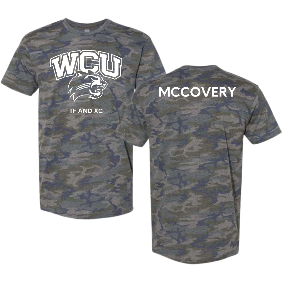 Western Carolina University TF and XC Vintage Camo Tee - Langston McCovery