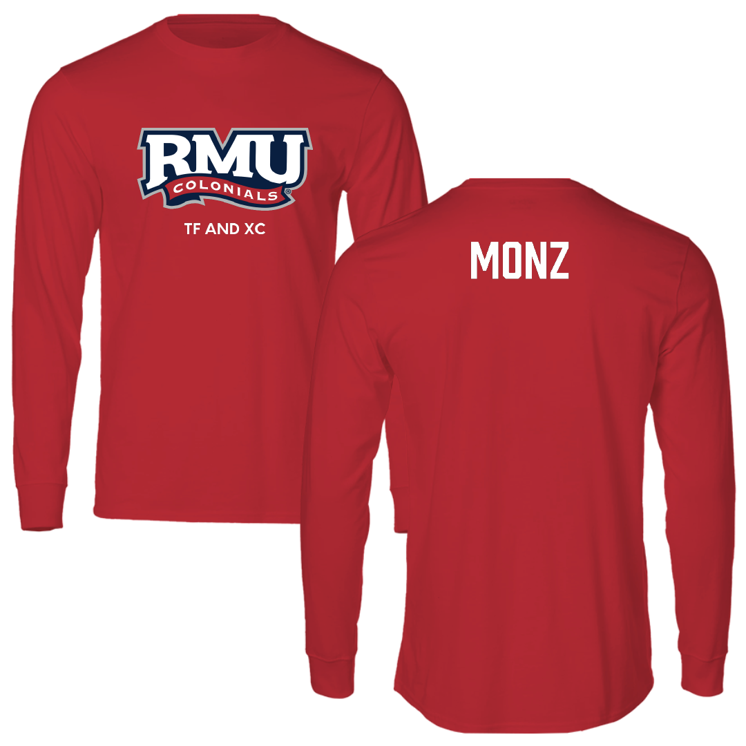 Robert Morris University TF and XC Red Performance Long Sleeve - Dea Monz
