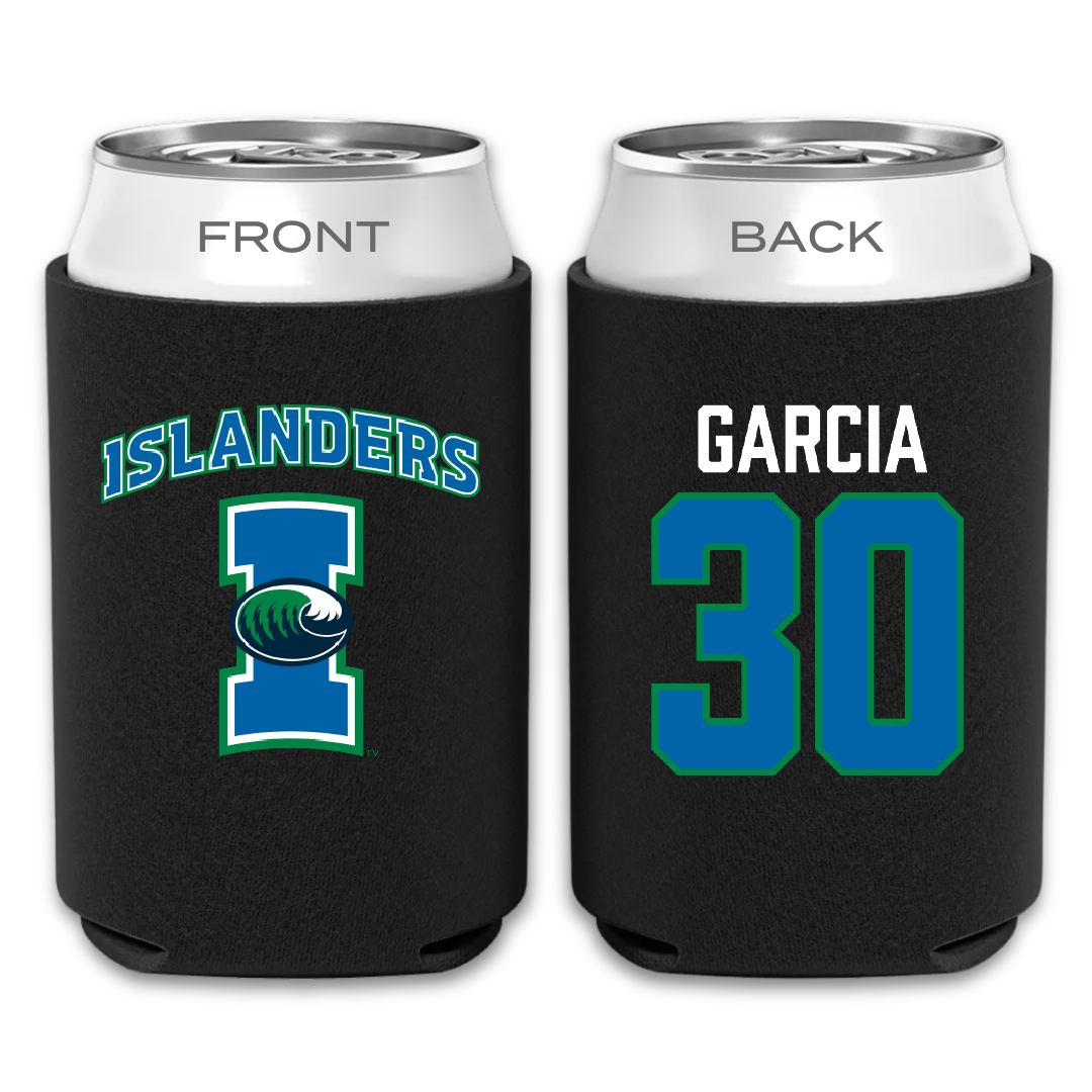Texas A&M University-Corpus Christi Baseball Black Can Cooler - #30 Zach Garcia
