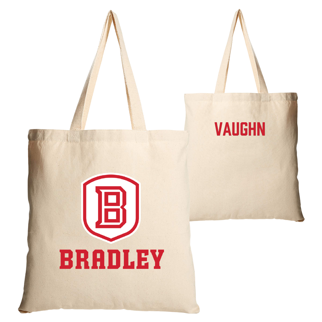 Bradley University TF and XC Tan Canvas Tote Bag - Jada Vaughn