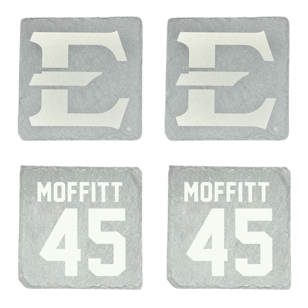East Tennessee State University Football Stone Coaster (4 Pack)  - #45 Trevor Moffitt