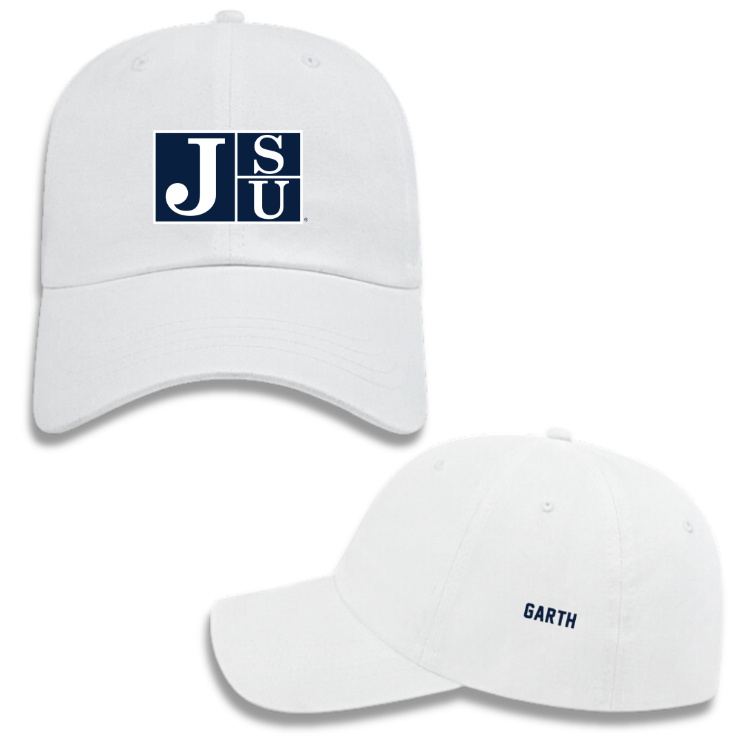Jackson State University Cheer White Hat - Karlee Garth