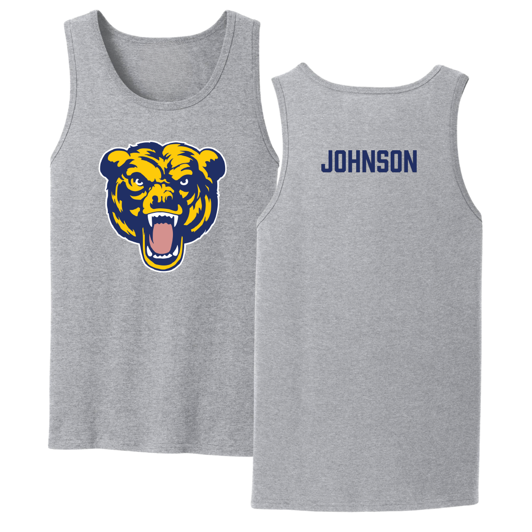 Carolina University Baseball Sport Gray Tank Top - Patrick Johnson