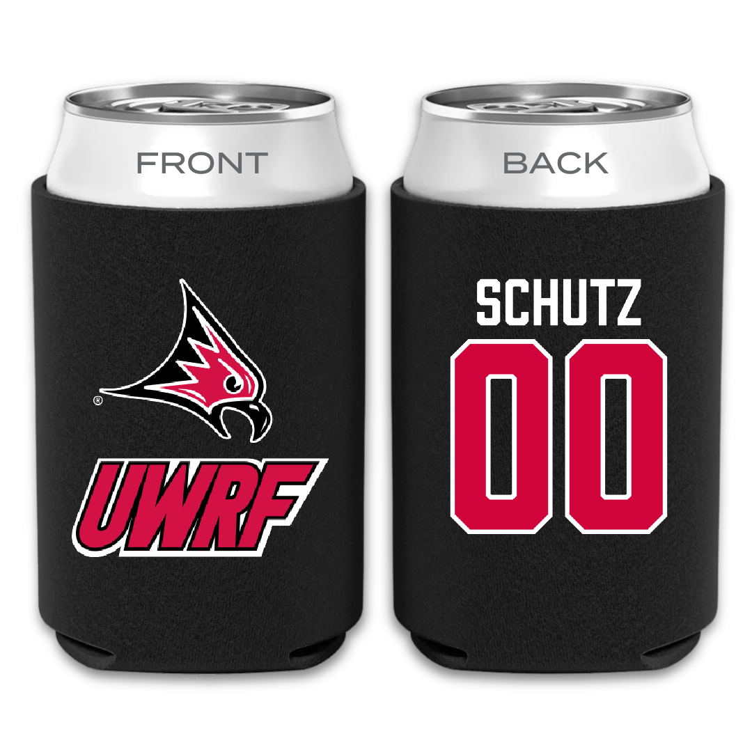 University of Wisconsin-River Falls Soccer Black Can Cooler - #00 Lauryn Schutz