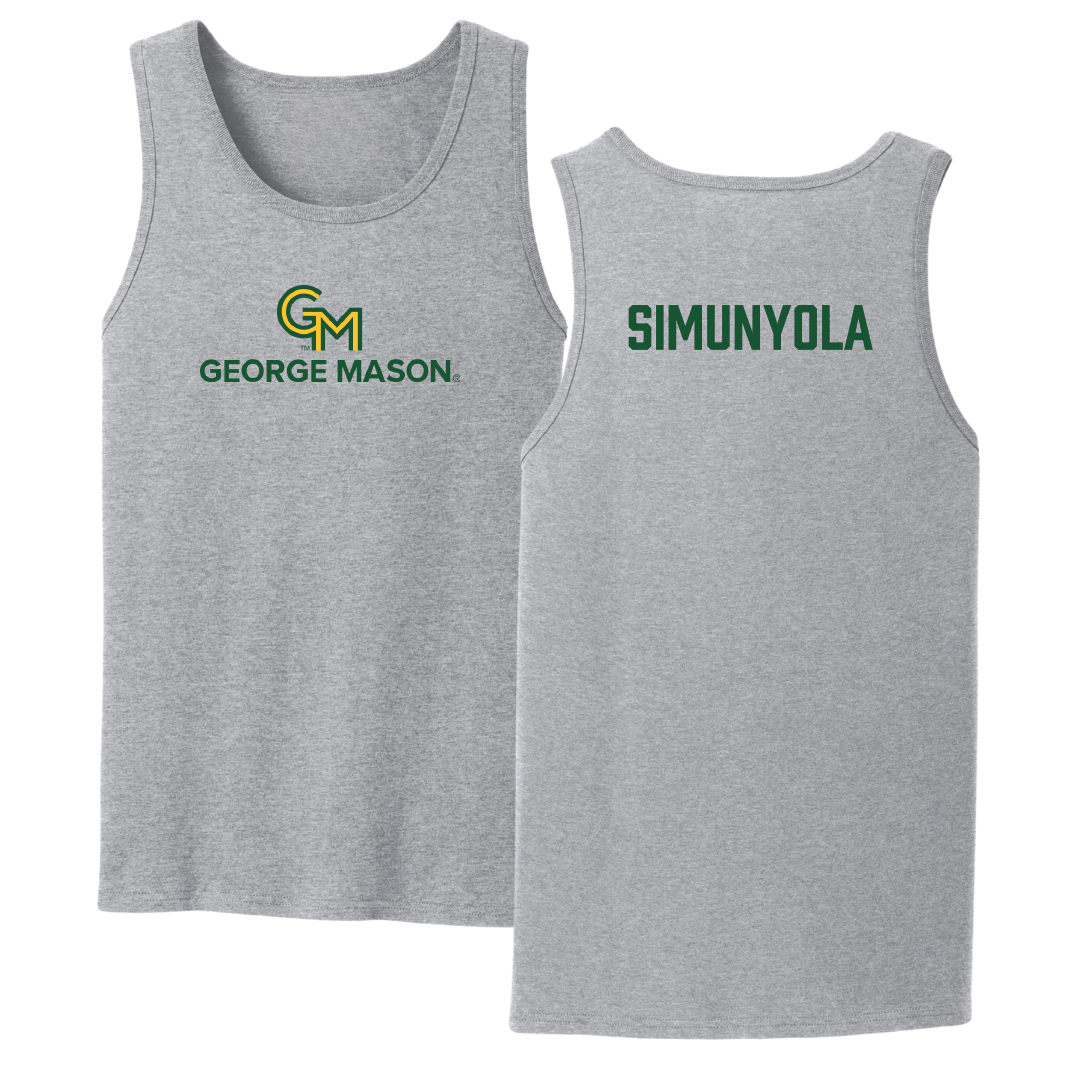 George Mason University Tennis Sport Gray Tank Top - Niza Simunyola