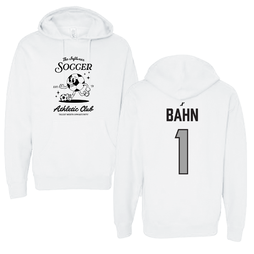 Soccer White Influxer Athletic Club Hoodie - #1 Katie Bahn