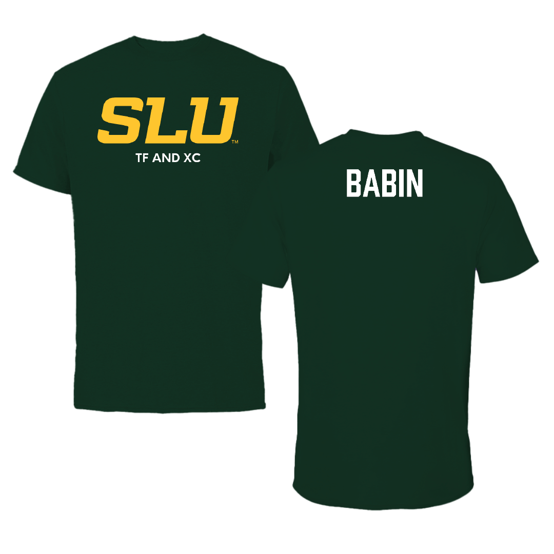 Southeastern Louisiana University TF and XC Forest Green Performance Tee - Bailey Babin