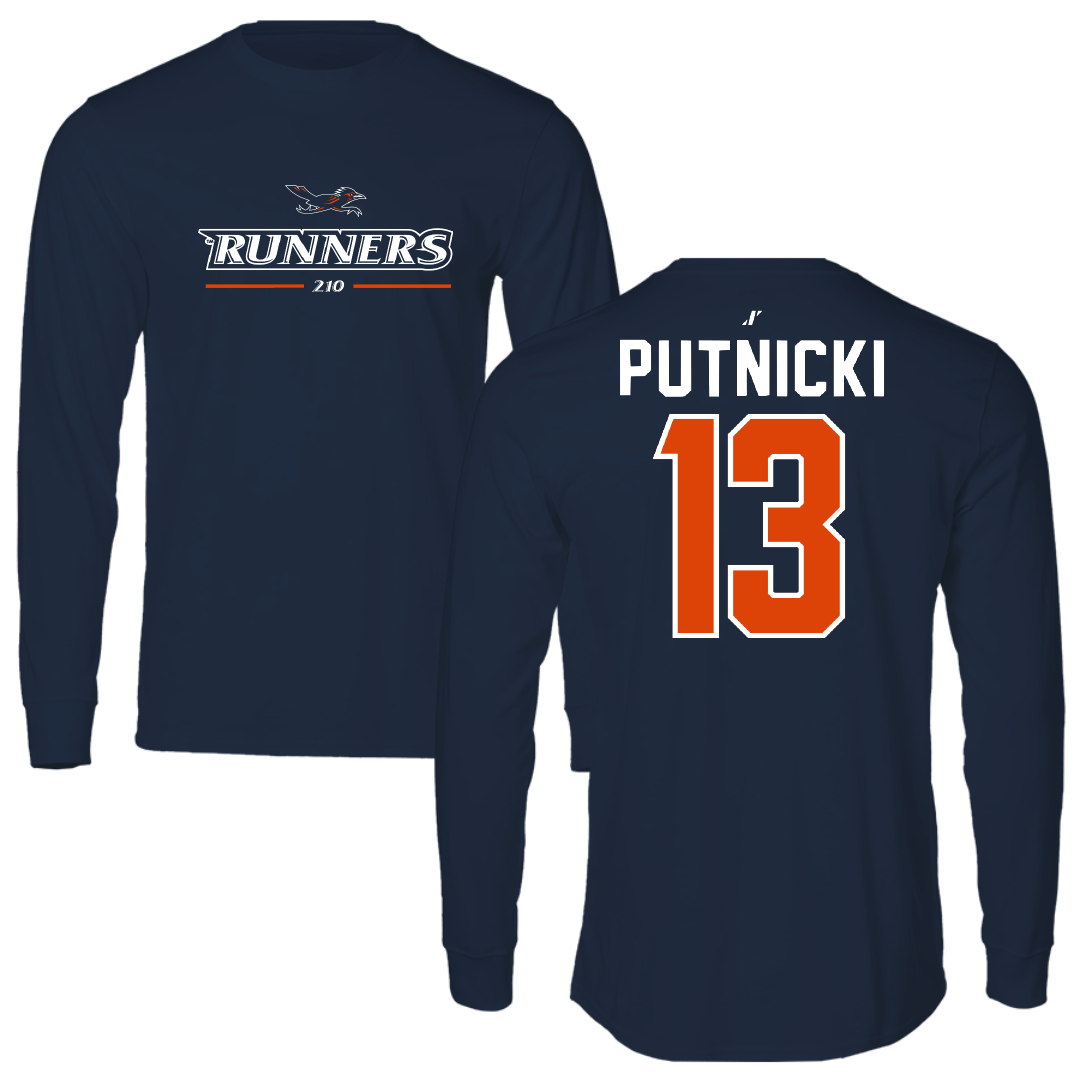 University of Texas at San Antonio Volleyball Navy General Performance Long Sleeve - #13 Miranda Putnicki