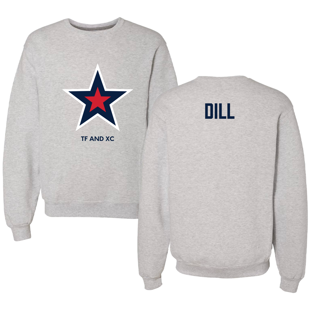 Robert Morris University TF and XC Light Gray Crewneck - Julia Dill