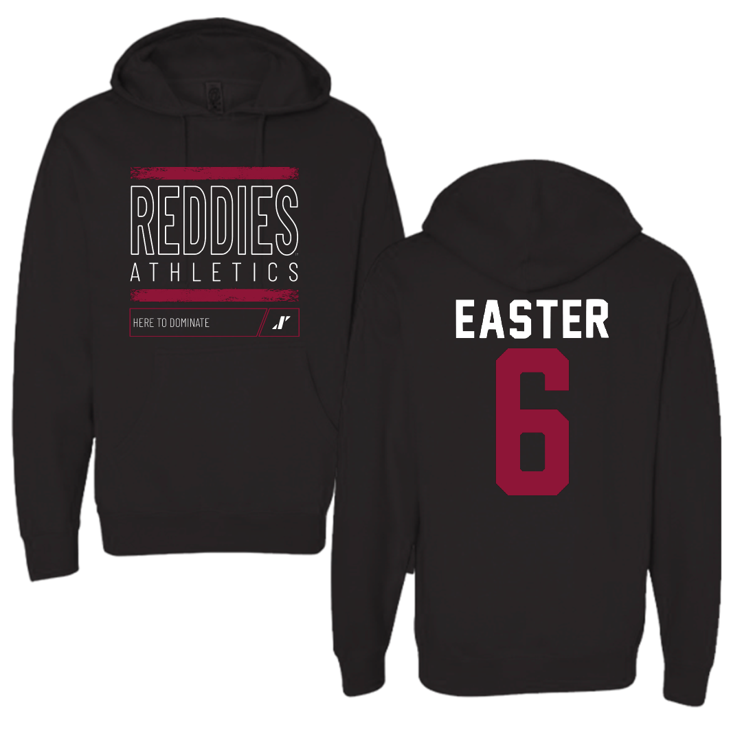 Henderson State University Football Black Dominate Hoodie - #6 Jody Easter