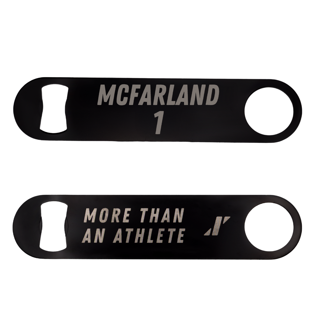Southeastern Oklahoma State University Volleyball Black Bottle Opener - #1 Riley McFarland