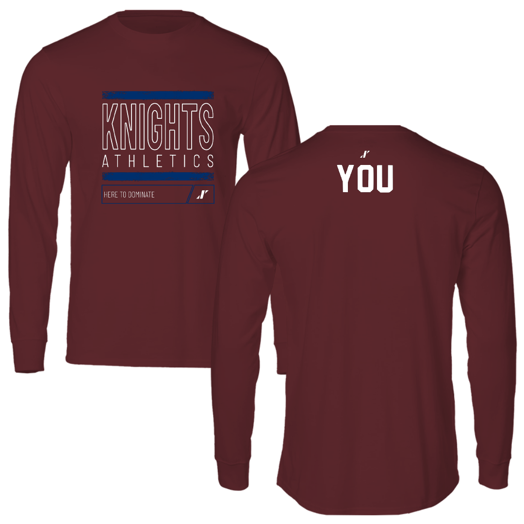 Fairleigh Dickinson University-Metropolitan Campus Golf Maroon Dominate Performance Long Sleeve - Kaitlyn You