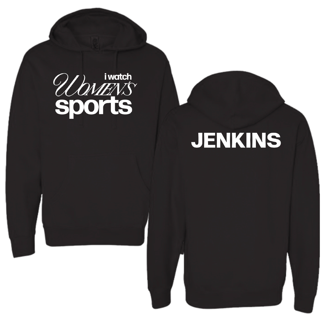 University of Wisconsin-River Falls TF and XC Black WHM Hoodie - Kate Jenkins