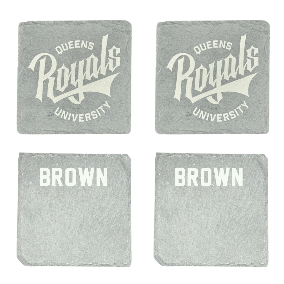 Queens University of Charlotte TF and XC Stone Coaster (4 Pack)  - Jada Brown