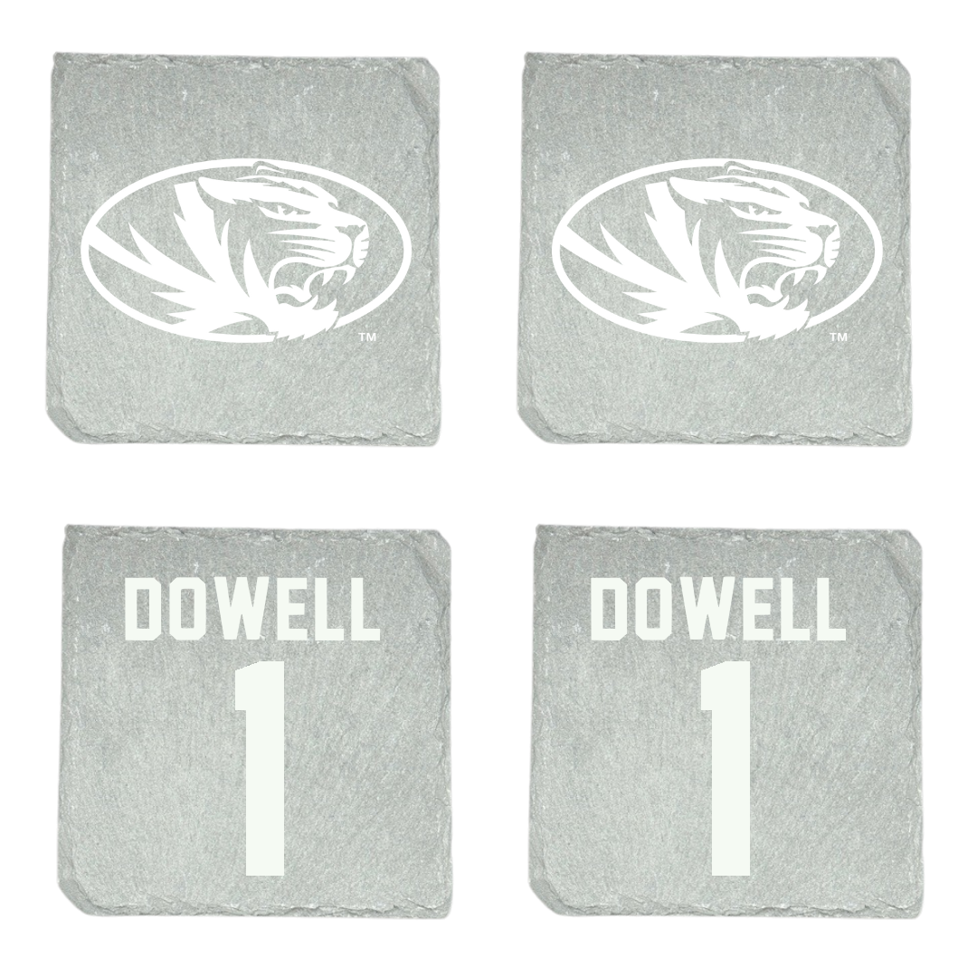 University of Missouri Basketball Stone Coaster (4 Pack)  - #1 Shannon Dowell