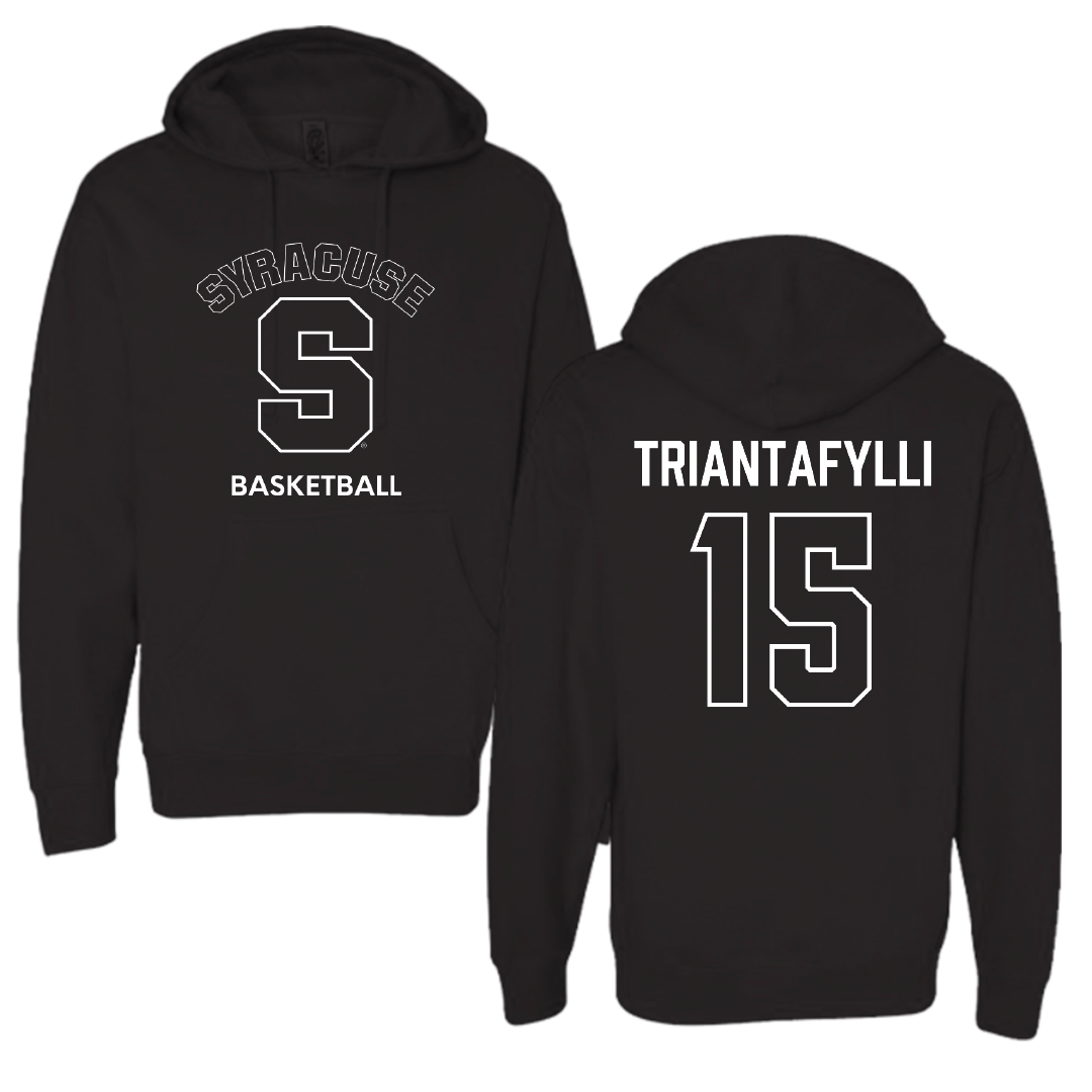 Syracuse University Basketball (W) Black Hoodie - #15 Marilena Triantafylli