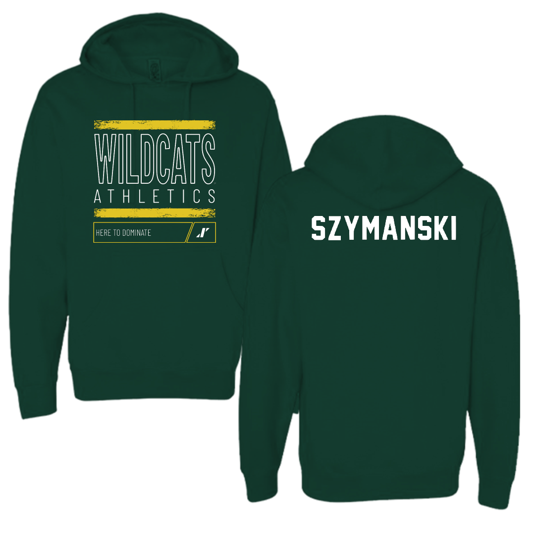 Northern Michigan University TF and XC Forest Green Dominate Hoodie - Madi Szymanski