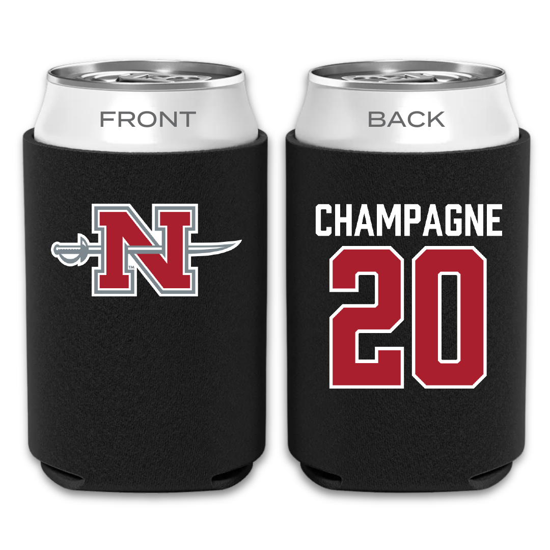 Nicholls State University Soccer Black Can Cooler - #20 Gabby Champagne
