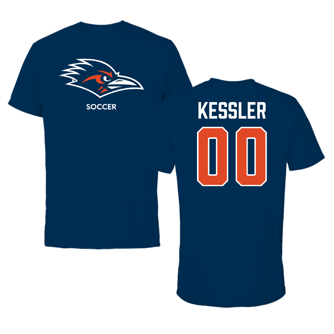 University of Texas at San Antonio Soccer (W) Navy Tee - #00 Jasmine Kessler