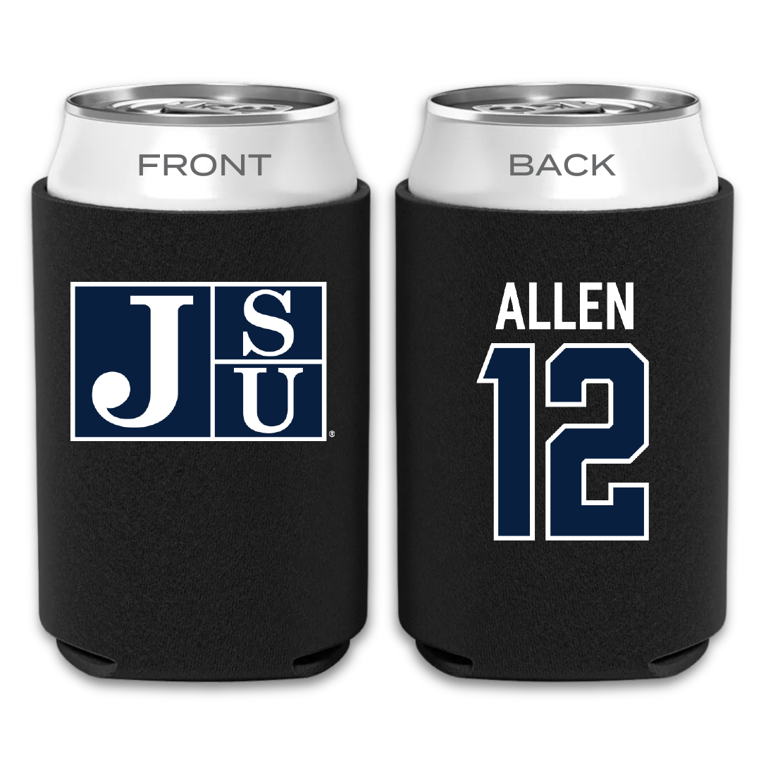 Jackson State University Softball Black Can Cooler - #12 Beija Allen