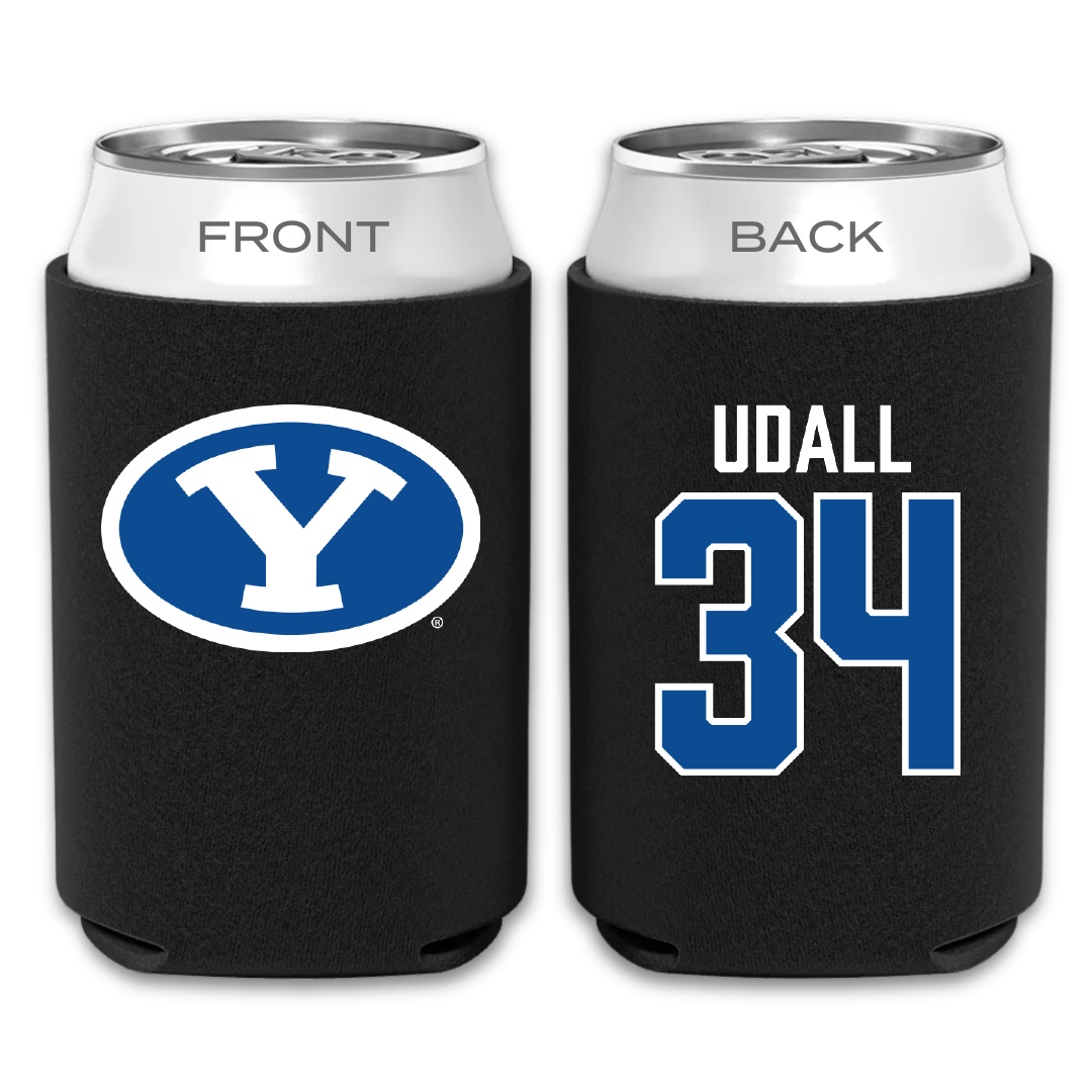 Brigham Young University Softball Black Can Cooler - #34 Madison Udall