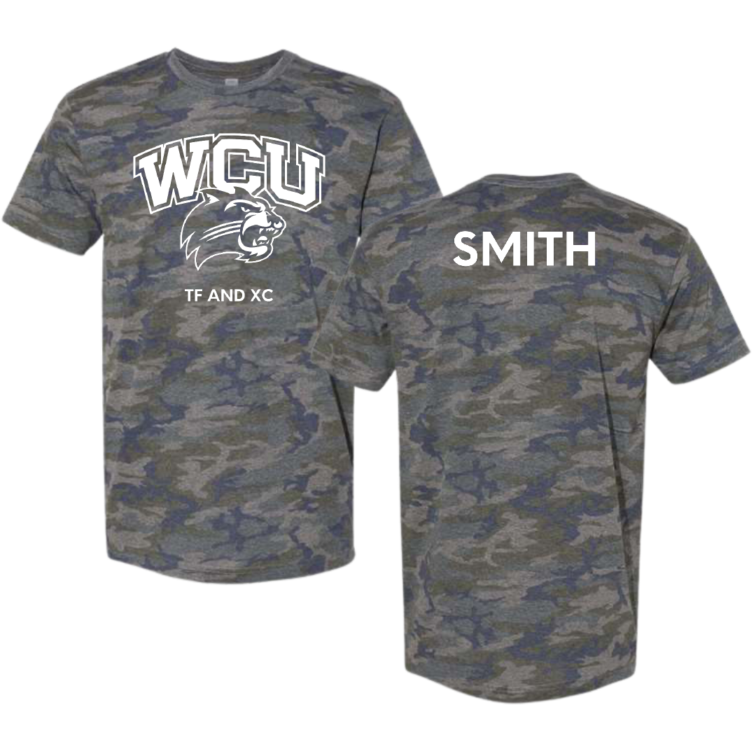 Western Carolina University TF and XC Vintage Camo Tee - Jasmine Smith
