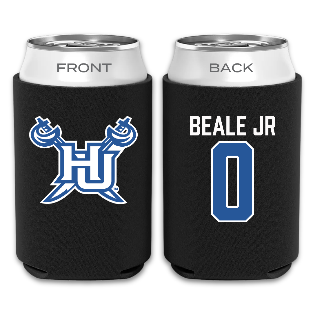 Hampton University Basketball Black Can Cooler - #0 George Beale Jr