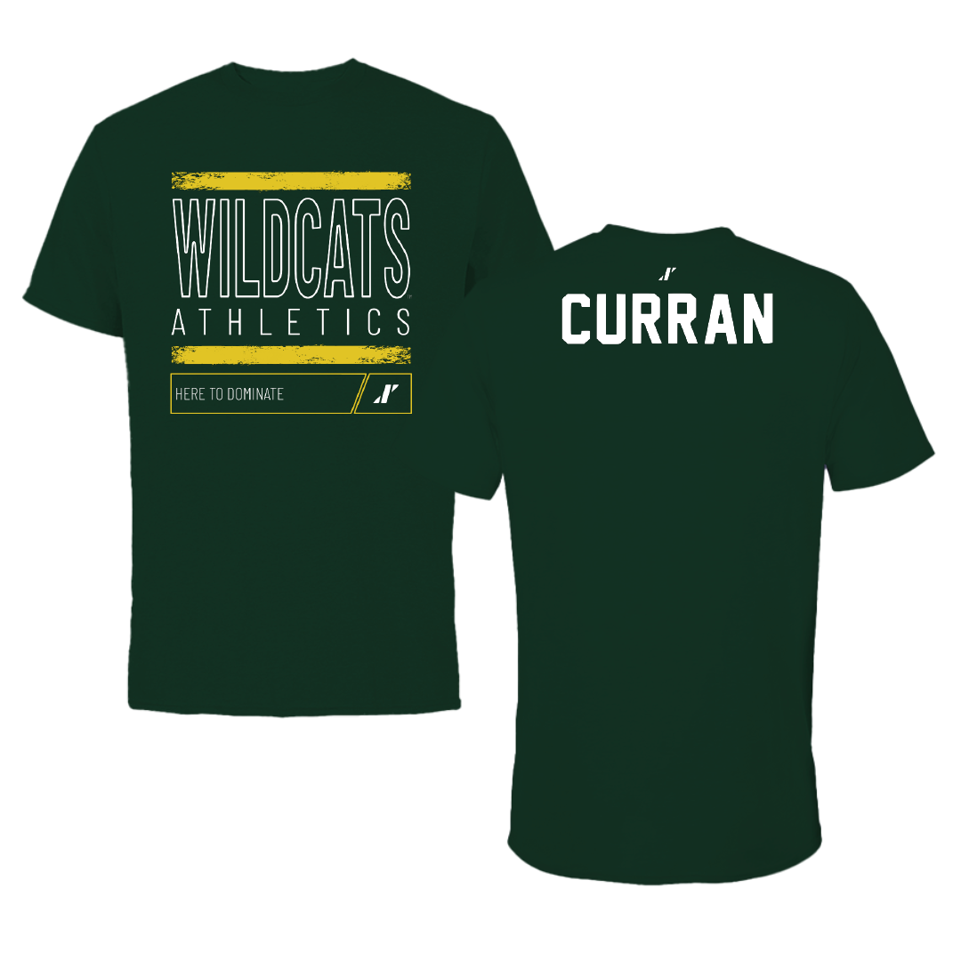 Northern Michigan University Greco-Roman Wrestling Forest Green Dominate Tee - Patrick Curran